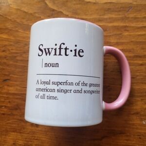Taylor Swift Mug Eras Tour Music White Coffee Cup Tea Mug Gift Swift-ie Noun